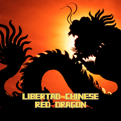 In Stock! 2024 Mexico Libertad Chinese Red Dragon Diamond Dust Edition 1 oz Silver Coin (06/18)