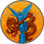 In Stock! 2024 Mexico Libertad Chinese Red Dragon Diamond Dust Edition 1 oz Silver Coin (06/18)