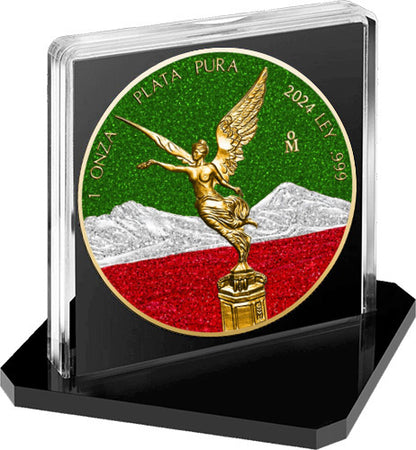 2024 Mexico Libertad Colors of Mexico Edition 1 oz Silver Coin (02/07)