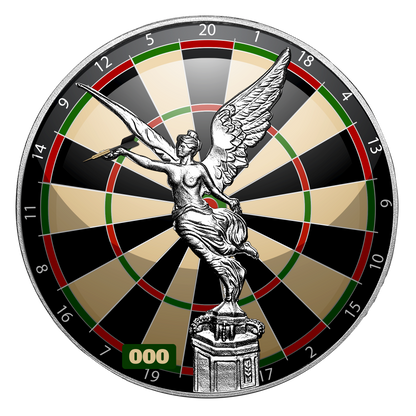 In Stock! 2024 Mexico Libertad Darts Edition 1 oz Silver Coin (08/27)