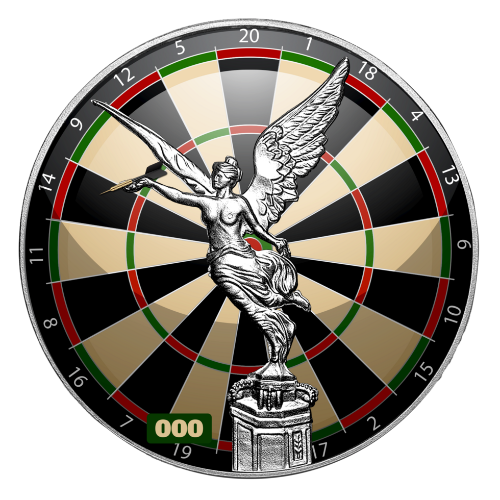 In Stock! 2024 Mexico Libertad Darts Edition 1 oz Silver Coin (08/27)