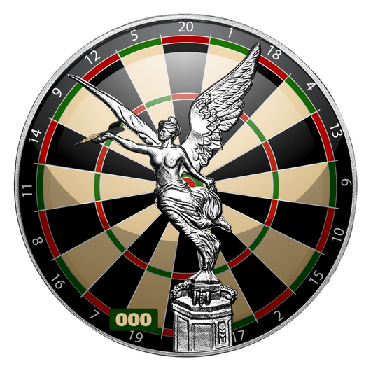 In Stock! 2024 Mexico Libertad Darts Edition 1 oz Silver Coin (08/27)