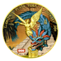 In Stock! 2024 Mexico Libertad Golden Aztec Dragon Edition 1 oz Silver Coin (09/09)