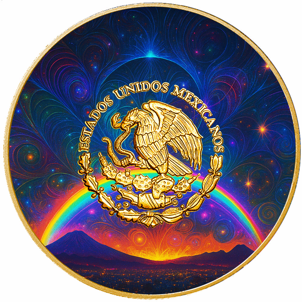 In Stock! 2024 Mexico Libertad Holo Cosmic Edition 1 oz Silver Coin (08/29)