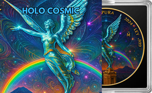 In Stock! 2024 Mexico Libertad Holo Cosmic Edition 1 oz Silver Coin (08/29)