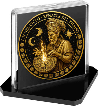 In Stock! 2024 Mexico Libertad Mayan Culture Renacier Del Tiempo Edition 1 oz Silver Coin (07/23)