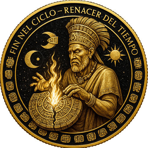 In Stock! 2024 Mexico Libertad Mayan Culture Renacier Del Tiempo Edition 1 oz Silver Coin (07/23)