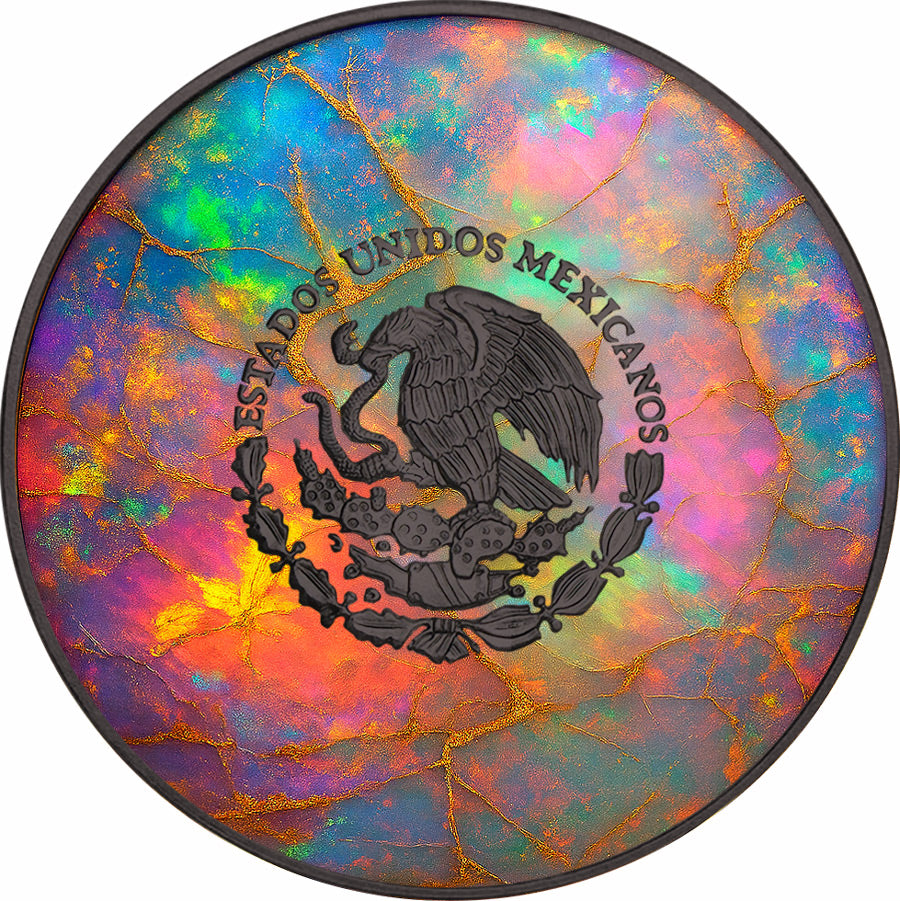 In Stock! 2024 Mexico Libertad Metal Galaxy Opal Edition 1 oz Silver Coin