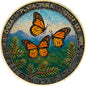 2024 Mexico Libertad Mosaic Butterfly Edition 1 oz Silver Coin