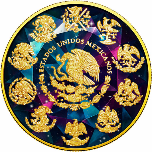 2024 Mexico Libertad The 4 Rarest Precious Stones Alexandrite Edition 1 oz Silver Coin