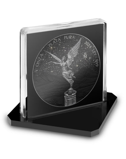 2024 Mexico Libertad Triple Black Diamond Edition 1 oz Silver Coin