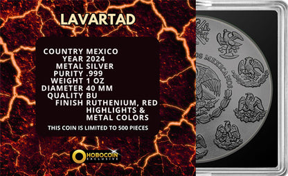 In Stock! 2024 Mexico Libertad Volcanos Lavartad Edition 1 oz Silver Coin (07/25)