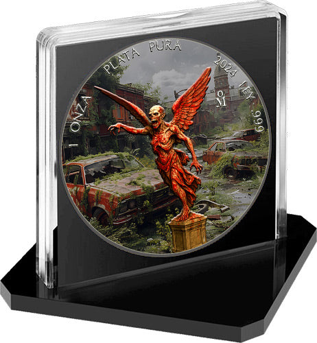 In Stock! 2024 Mexico Zombiertad Apocalypse Edition 1 oz Silver Coin (05/09)
