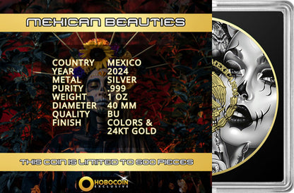 In Stock! 2024 Mexico Libertad Mexican Beauties Jalapeno Red Chili Pepper Edition 1 oz Silver Coin (02/05)