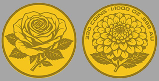 2026 Pretty in Pink 1/1000 oz Gold Coin (9999 Mintage)