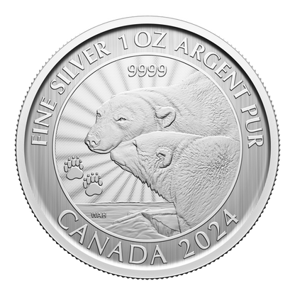 Canadian Polar Bear 1 oz Silver Coin