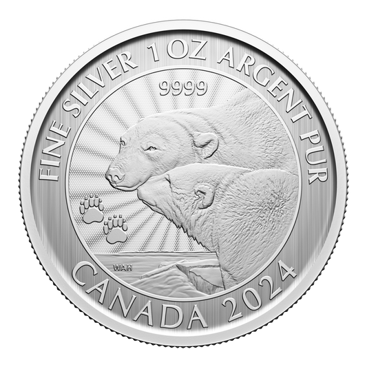 Canadian Polar Bear 1 oz Silver Coin