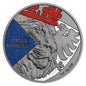 In Stock! 2024 Niue Czech Lion Black Platinum with Diamond Effect 1 oz Silver Coin