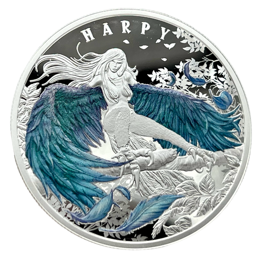 In Stock! 2023 Niue Haunting Harpy 1 oz Silver Coin
