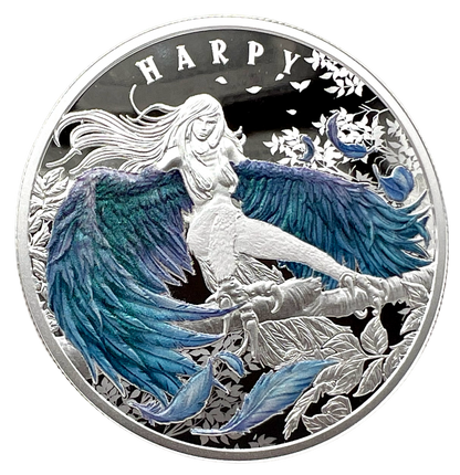 In Stock! 2023 Niue Haunting Harpy 1 oz Silver Coin (Copy)