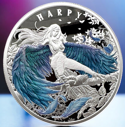 In Stock! 2023 Niue Haunting Harpy 1 oz Silver Coin (Copy)