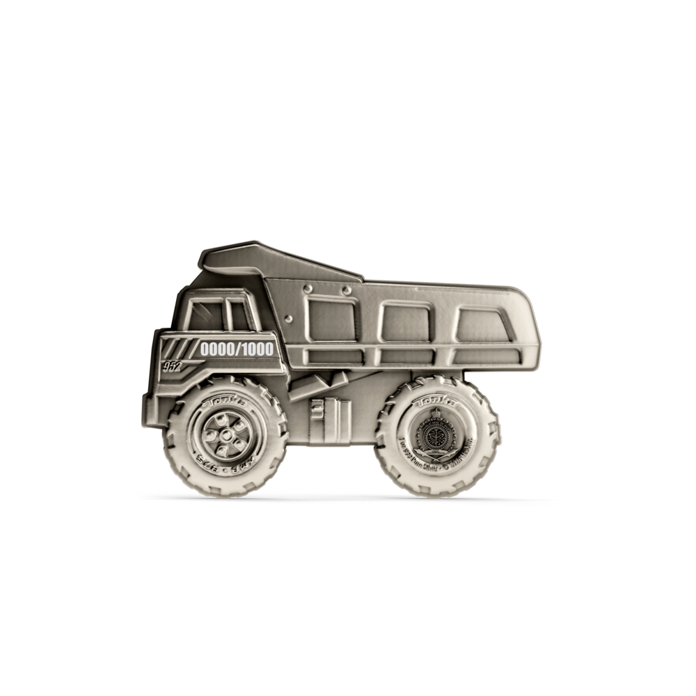 In Stock! 2026 Niue Hasbro Tonka Trucks Dump Truck 1 oz Silver Coin