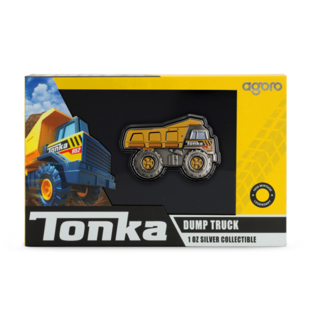 In Stock! 2026 Niue Hasbro Tonka Trucks Dump Truck 1 oz Silver Coin