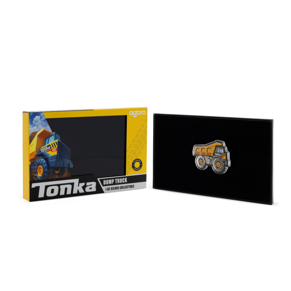 In Stock! 2026 Niue Hasbro Tonka Trucks Dump Truck 1 oz Silver Coin