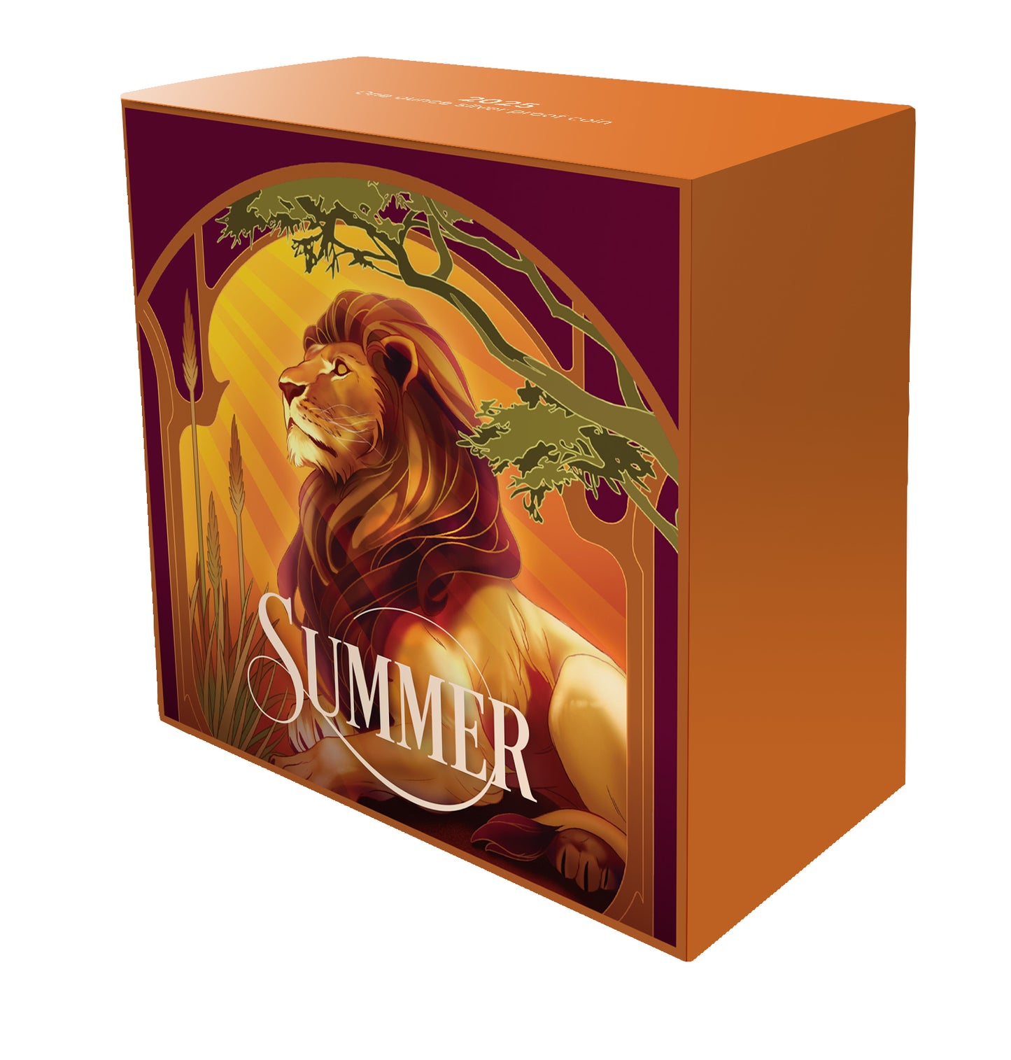In Stock! 2025 Niue Seasons Summer Lion 1 oz Silver Coin - Options: Original Mint Packaging
