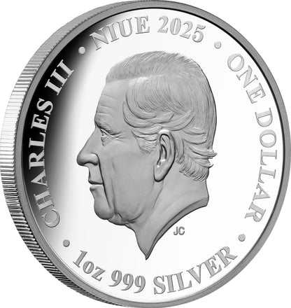 In Stock! 2025 Niue Seasons Summer Lion 1 oz Silver Coin - Options: Original Mint Packaging