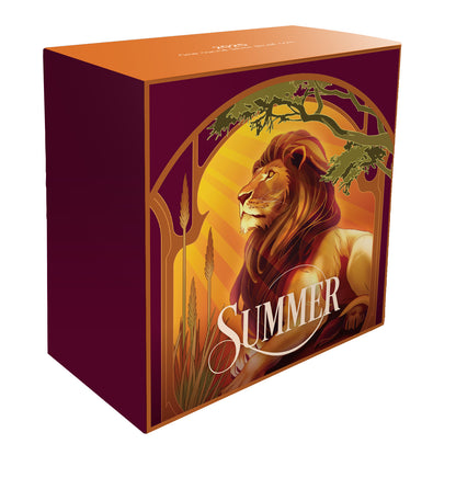 In Stock! 2025 Niue Seasons Summer Lion 1 oz Silver Coin - Options: Original Mint Packaging