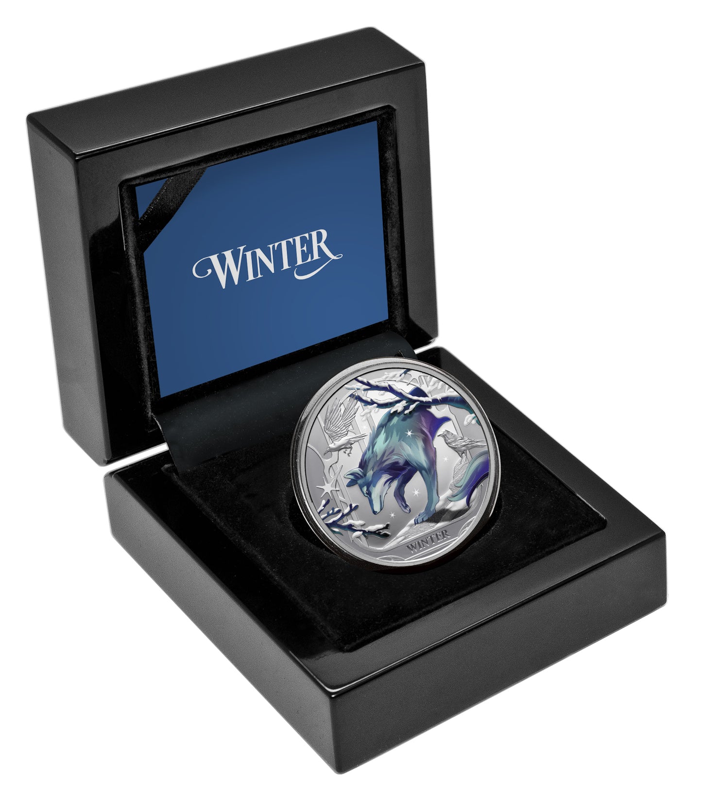 In Stock! 2025 Niue Seasons Winter Wolf 1 oz Silver Coin (08/13)