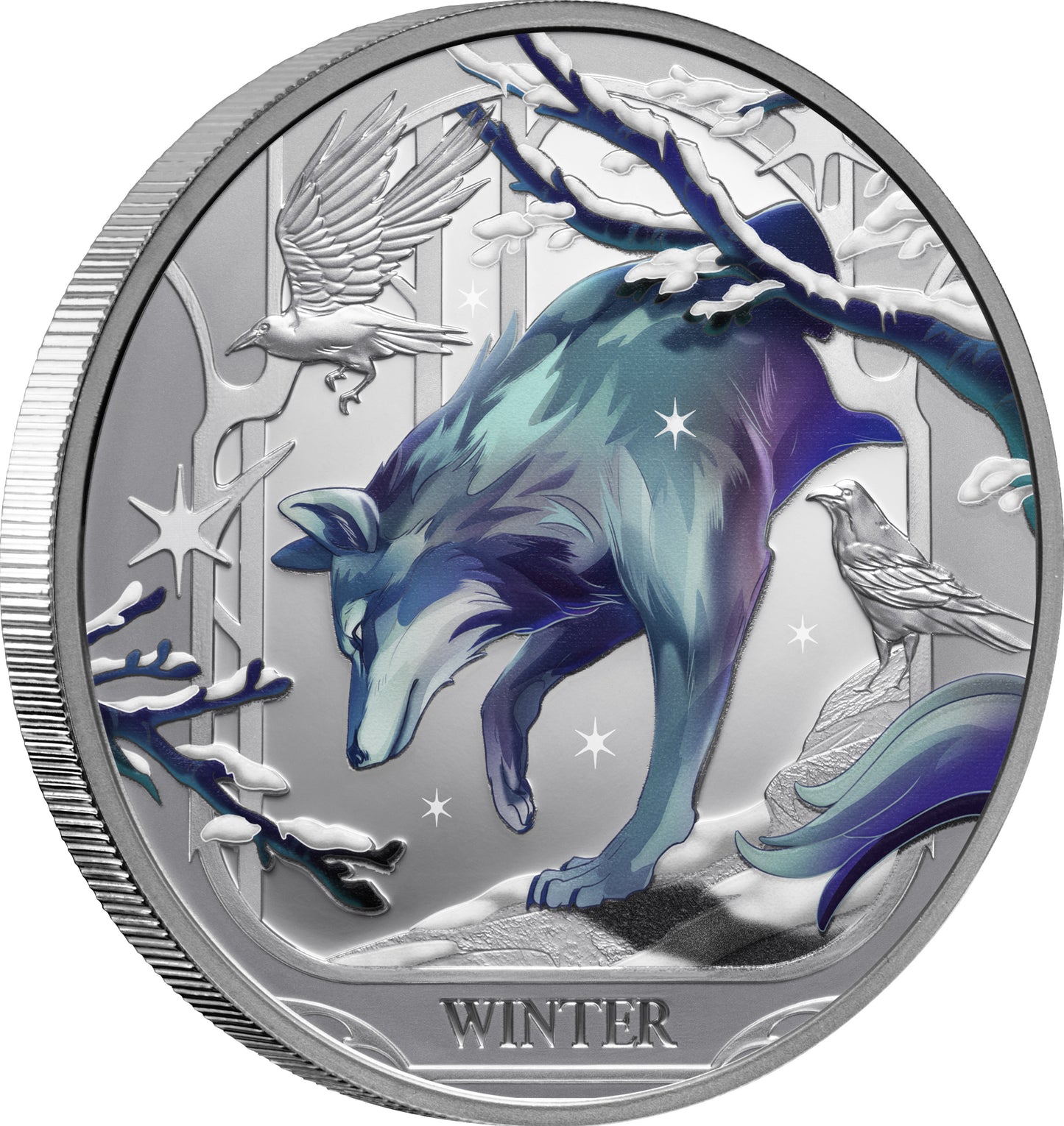 In Stock! 2025 Niue Seasons Winter Wolf 1 oz Silver Coin (08/13)