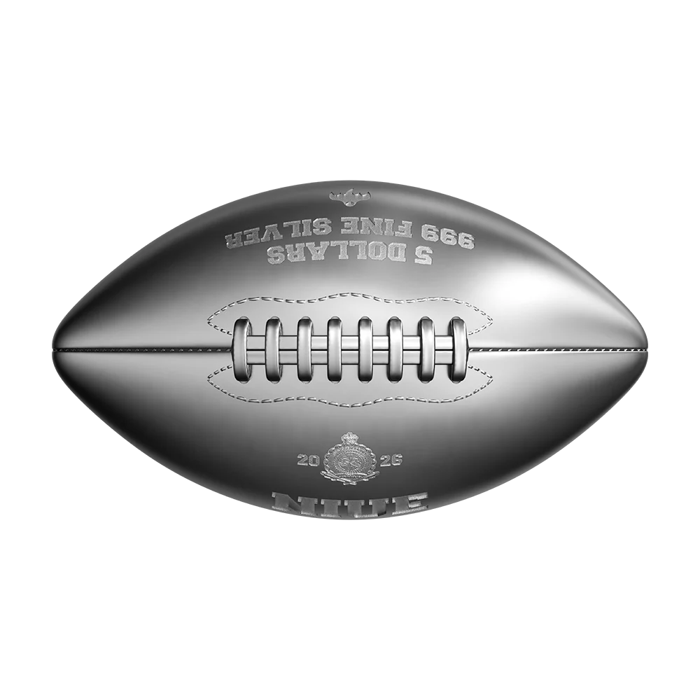 2026 Niue 3D American Football 2 oz Silver Coin