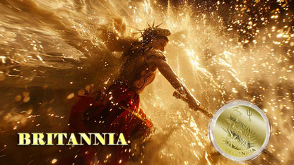 In Stock! 2026 Niue Britannia 1/1000 oz Gold Coin in Card