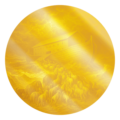 In Stock! 2025 Niue Noah's Ark 1/1000 oz Gold Coin in Card (08/15)