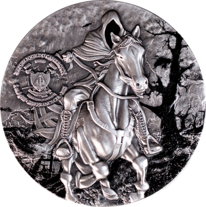 2025 Cameroon Headless Horseman 2 oz Silver Coin (Order by 05/23)