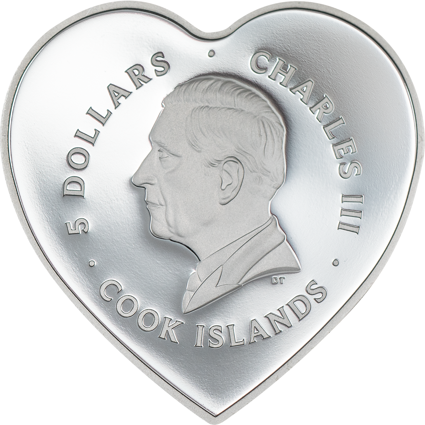In Stock! 2026 Cook Islands Brilliant Love Blossom Heart Shaped 20g Silver Coin