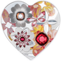 In Stock! 2026 Cook Islands Brilliant Love Blossom Heart Shaped 20g Silver Coin