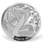 In Stock! 2025 Pitcairn Island Lunar Year of the Snake BU 1 oz Silver Coin - OMP