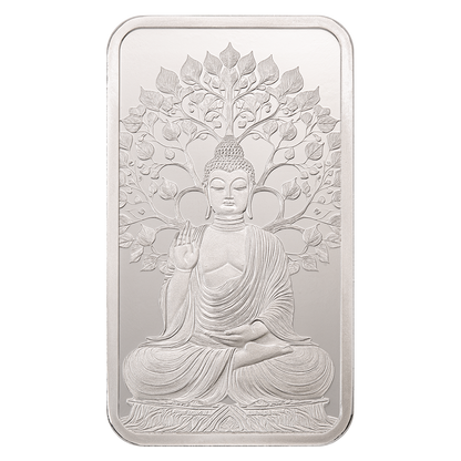 In Stock! 2025 Pamp Suisse The Buddha 1 oz Silver Bar in Assay Card (04/28)