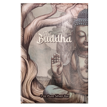 In Stock! 2025 Pamp Suisse The Buddha 1 oz Silver Bar in Assay Card (04/28)