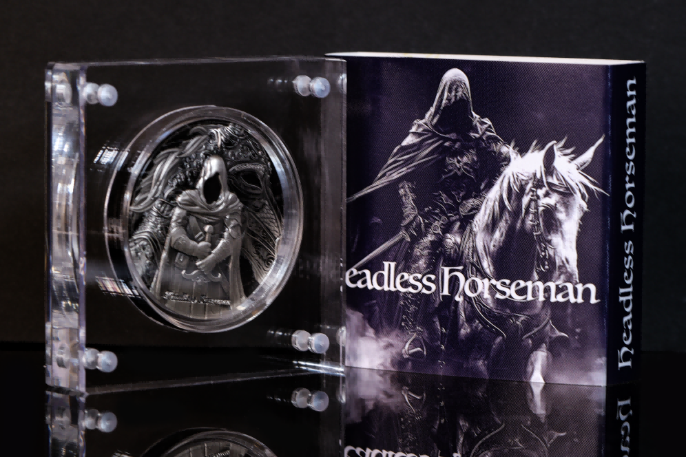 2025 Cameroon Headless Horseman 2 oz Silver Coin (Order by 05/23)