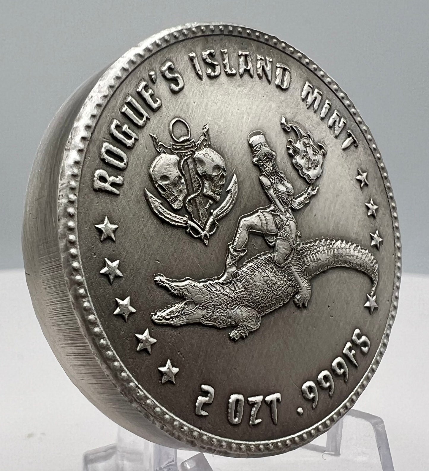 In Stock! Voodoo on the Bayou Poured 2 oz Silver Round