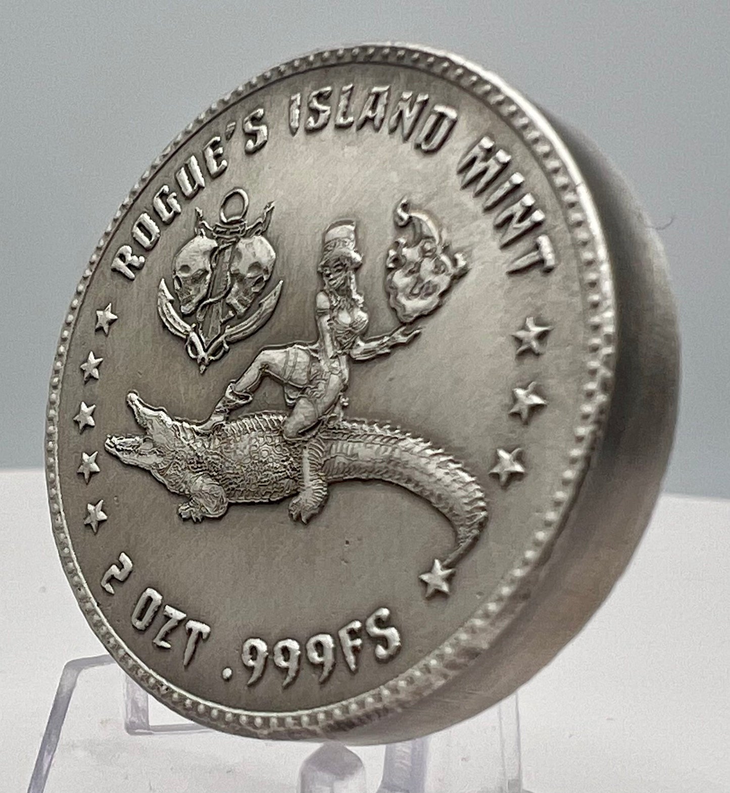 In Stock! Voodoo on the Bayou Poured 2 oz Silver Round