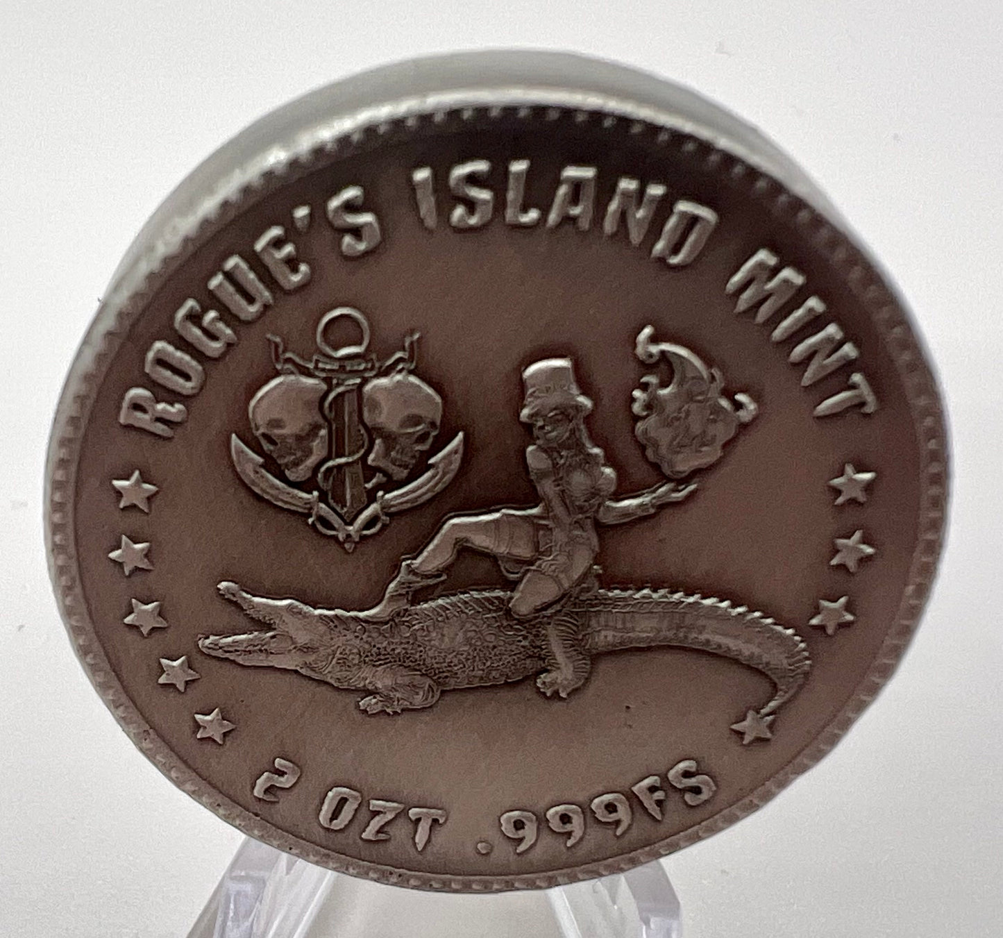 In Stock! Voodoo on the Bayou Poured 2 oz Silver Round