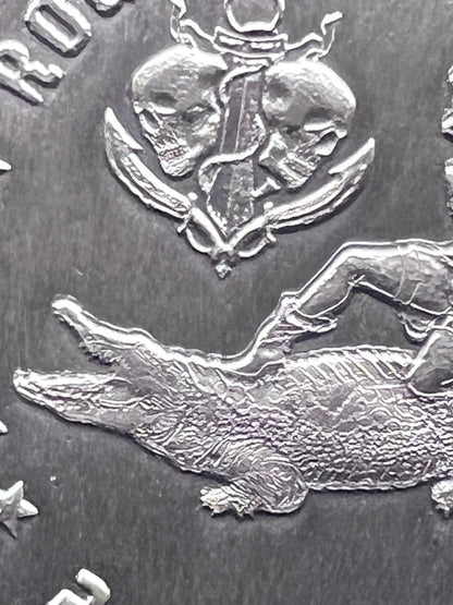 In Stock! Voodoo on the Bayou Poured 2 oz Silver Round