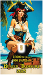 Deal of the day! 2025 Buried Treasure 1/1000 oz Gold Bar in Card (07/18)