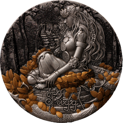 2025 Cameroon Norse Goddess Frigg 2 oz Silver Coin (08/09)