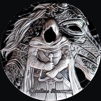 2025 Cameroon Headless Horseman 2 oz Silver Coin (Order by 05/23)